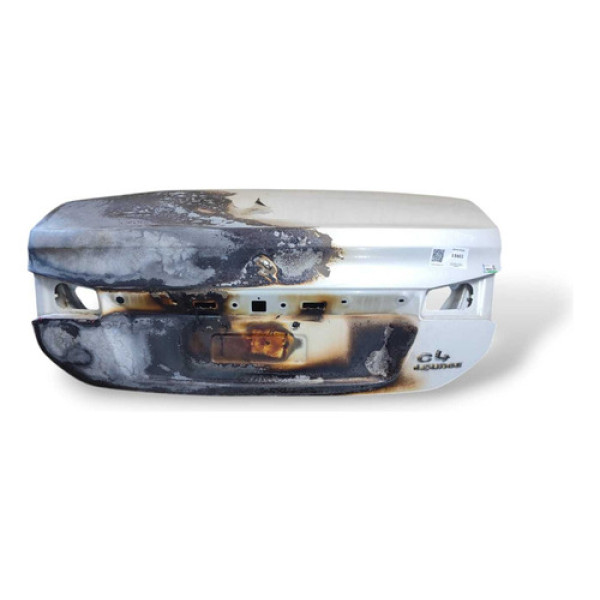 Tampa De Mala Citroën C4 Lounge 2013 2016 Detalhe Queimada