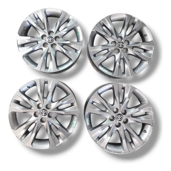 Jogo Roda Toyota Corolla Aro 17 2017 2019 Prateado