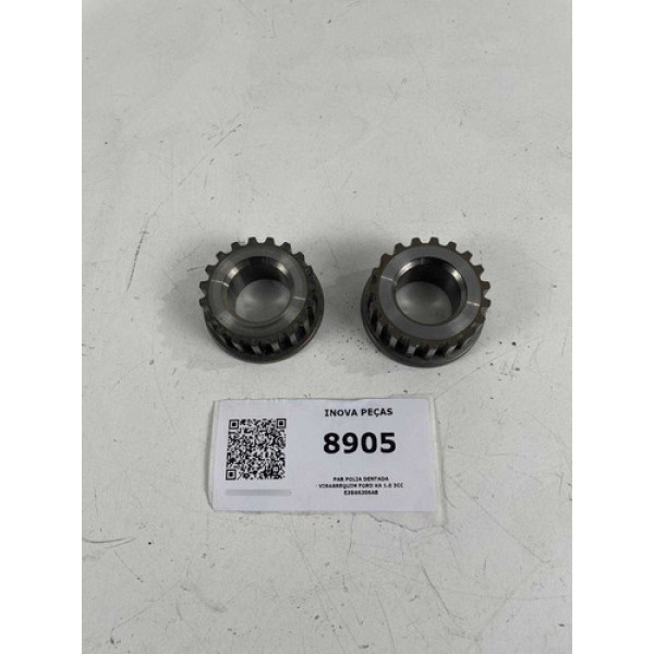 Par Polia Dentada Virabrequim Ford Ka 1.0 3cc E3bg6306ab