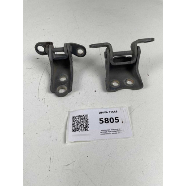 Dobradiça Superior E Inferior Porta D.d Civic 2014 A 2017