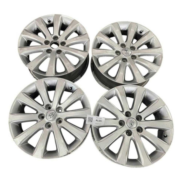 Jogo De Roda Hyundai Azera Aro 17 5×114,3 Prata