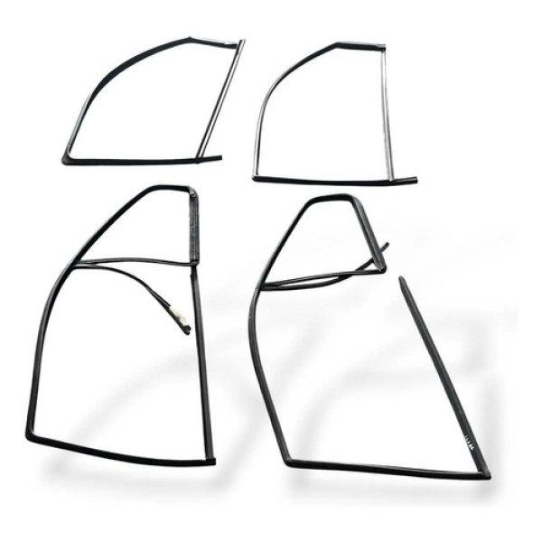 Kit Pestana Friso Porta Volkswagen Bora 2010 Prata