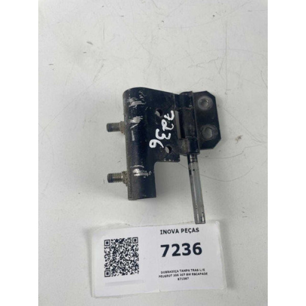 Dobradiça Tampa Tras L/e Peugeot 206 207 Sw Escapade 871587