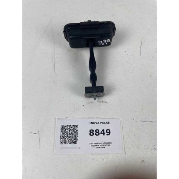 Limitador Porta Traseira Esquerda Peugeot 208 2014/2018