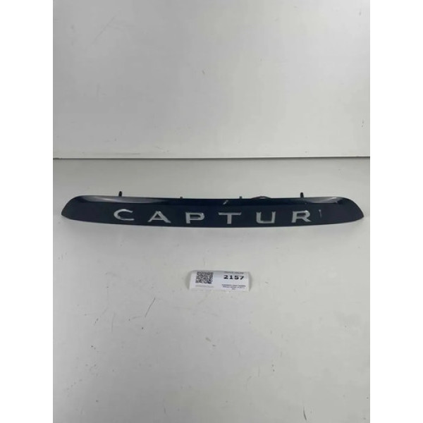 Acabamento Tampa Traseira Renault Captur 1.6 2017 A 2021 Original