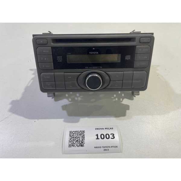 Rádio Toyota Etios 2013 