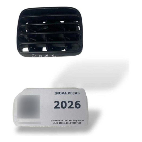 Difusor Ar Central Esquerdo Clio 2006 A 2012 95067111