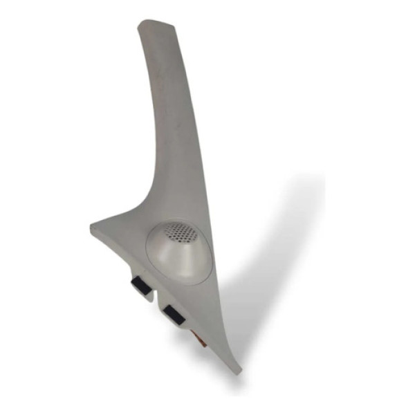 Moldura Coluna Parabrisa Esquerdo Fiat Novo Palio 2012/2017 Branco