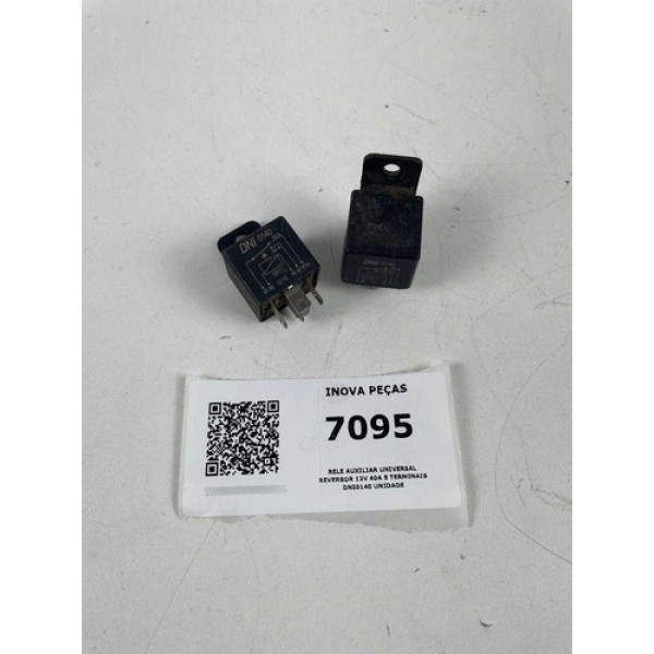 Rele Auxiliar Reversor 12v 40a 5 Terminais Dni0140 Unidade
