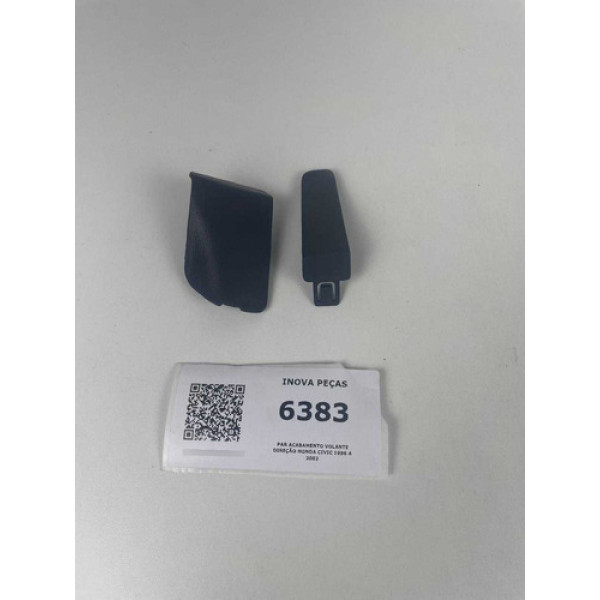 Par Acabamento Volante Direção Honda Civic 1996 A 2002