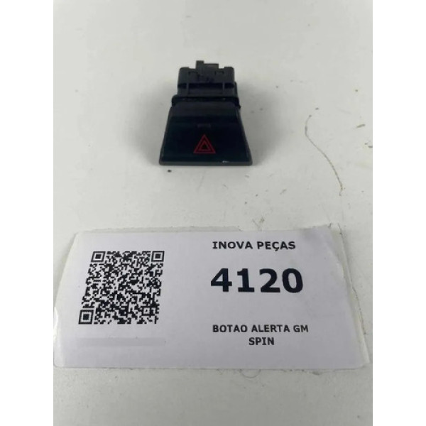 Botao Alerta Gm Spin Preto