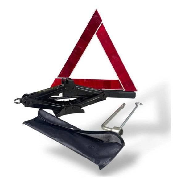 Kit Macaco Automotivo Chave Roda Cruz Triângulo Carro Nissan