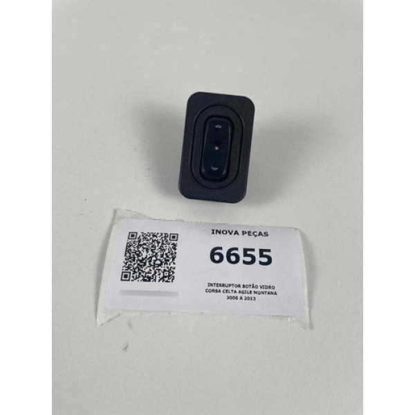 Interruptor Botão Vidro Corsa Celta Agile Montana 2006/13