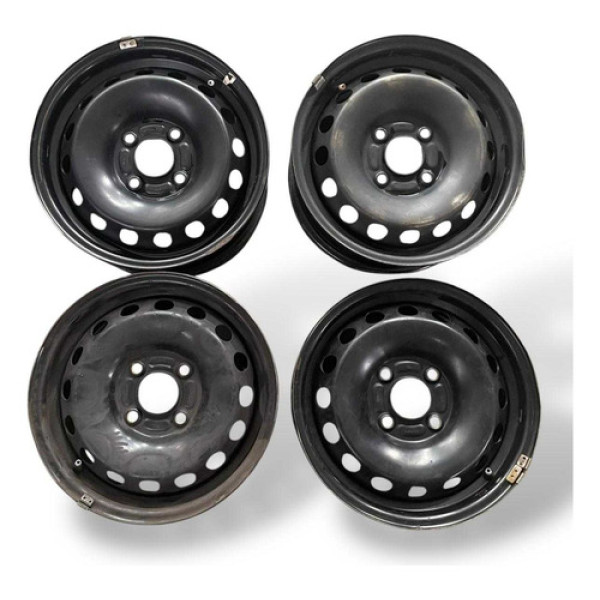 Roda De Ferro Ford Ka Aro 14 Unidade Branco