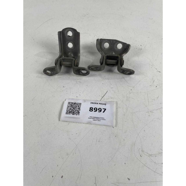 Par Dobradiça Porta Dianteira Direita Livina 2009 A 2014