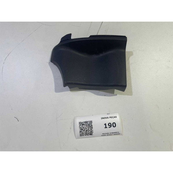 Moldura Acabamento Painel Renault Sandero 2013 Prateado