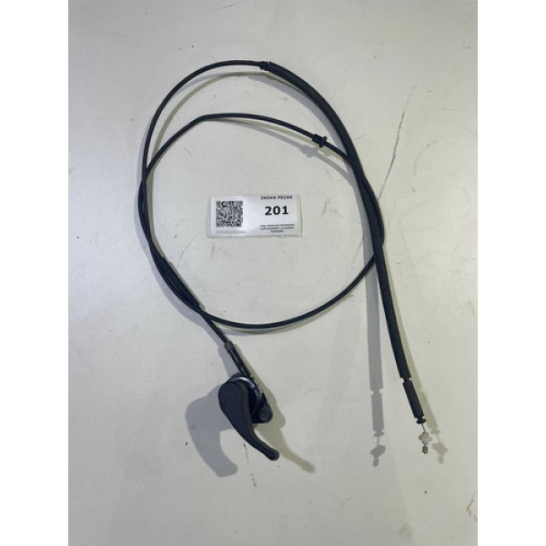 Cabo Abertura Fechadura Capô Sandero C Alavanca Puxadora