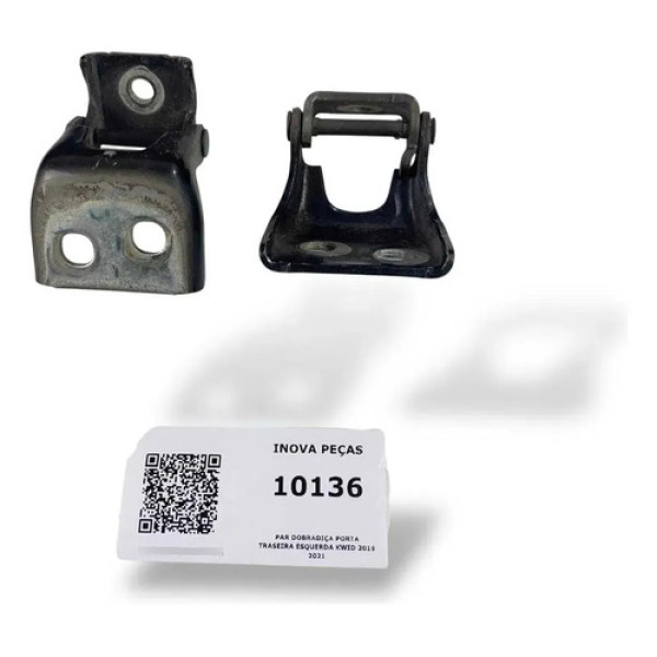 Par Dobradiça Porta Traseira Esquerda Kwid 2019  2021