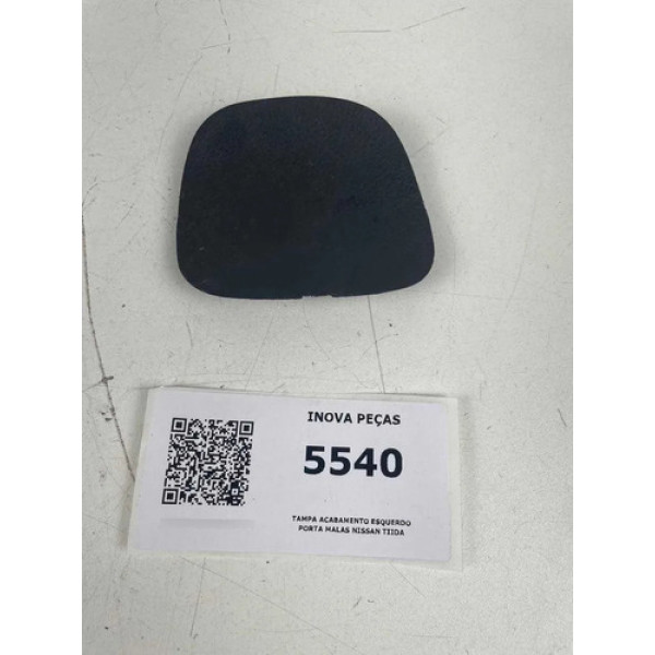 Tampa Acabamento Esquerdo Porta Malas Nissan Tiida  Preto