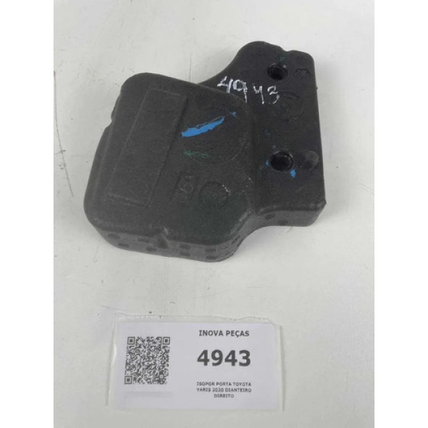 Isopor Porta Toyota Yaris 2020 Dianteiro Direito Prateado