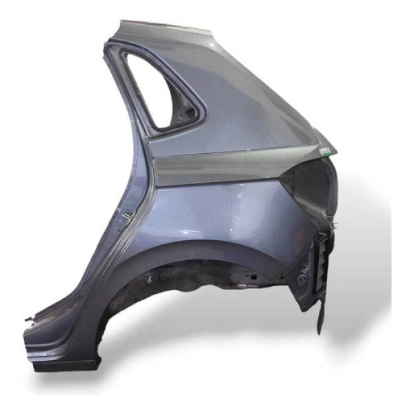 Lateral Esquerda Volkswagen Polo Track 2019 2023 Recorte Cinza