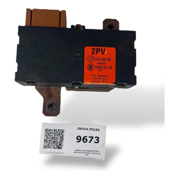Módulo De Conforto Fiat Idea Palio Strada 518 452 02 2pv 