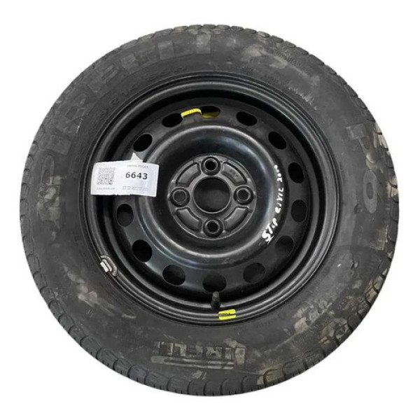 Step Pneu Roda Honda Civic 1997 1999 Pirelli 185/65 R14 Prateado