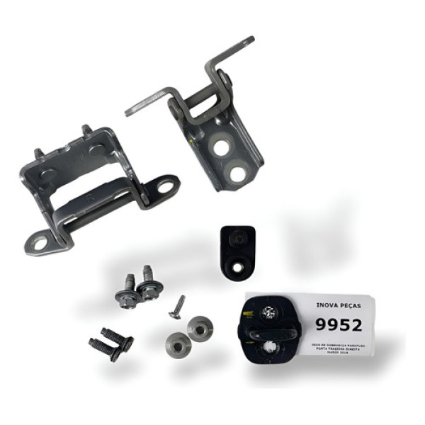Jogo De Dobradiça Parafuso Porta Traseira Direita March 2018