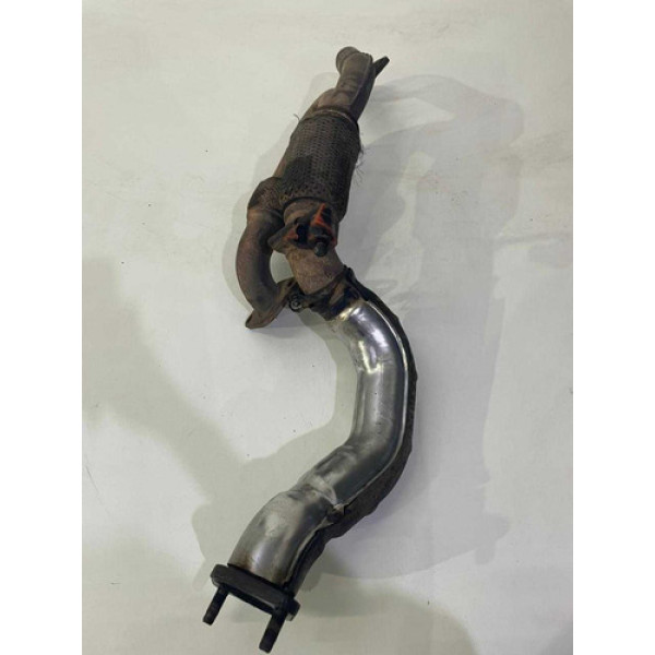 Flexível Curva Escapamento Ford Focus 1.8 16v 2010 Cinza