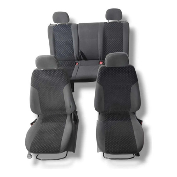 Jogo De Banco Chevrolet Meriva 2009 2014 Detalhe Preto