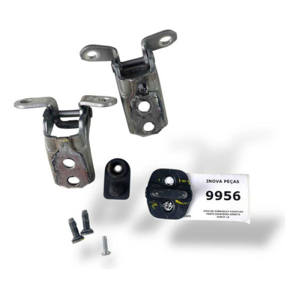 Jogo De Dobradiça Parafuso Porta Dianteira Direita March 18