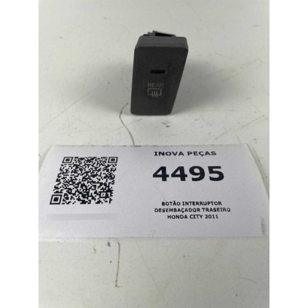 Botão Interruptor Desembaçador Traseiro Honda City 2011