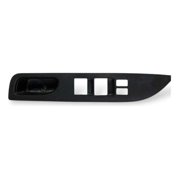 Moldura Comando Vidro Diant Esquerd Nissan March Versa 12 18 Preto