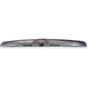 Moldura Tampa De Mala Placa Cromada Chevrolet Tracker 2015 Preto