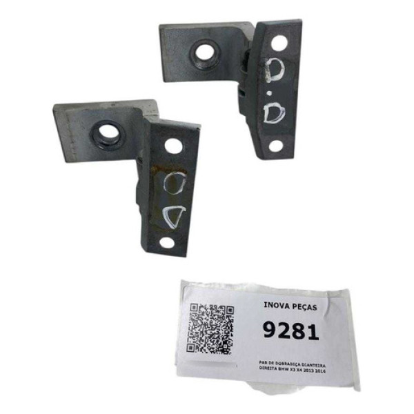 Par De Dobradiça Dianteira Direita Bmw X3 X4 2013 2016