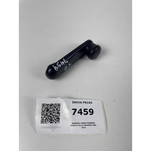Manivela Vidro Traseira Direita Palio Weekend 2005 2016