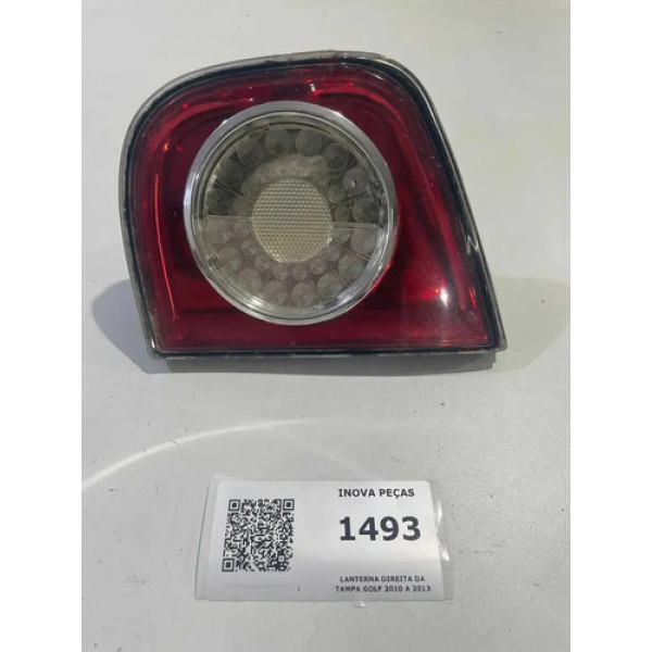 Lanterna Direita Da Tampa Golf 2010 A 2013 Ambos Lados Vermelho