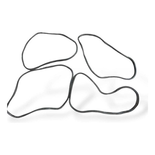 Kit Borracha Vedação Das 4 Portas E Mala Prisma 2013 2019