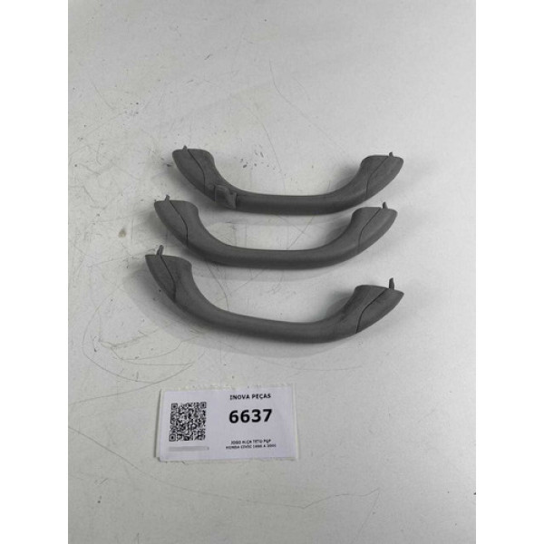 Jogo Alça Teto Pqp Honda Civic 1996 A 2000