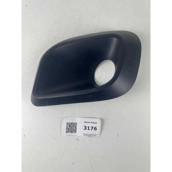 Moldura Do Farol De Milha Lado Esquerdo  Fiat Uno 100235044 Preto Esquerdo