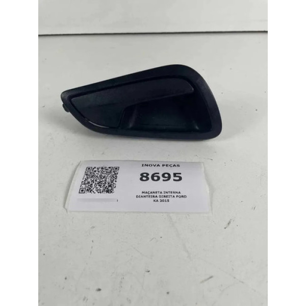 Maçaneta Interna Dianteira Direita Ford Ka 2015 Preto Dianteira