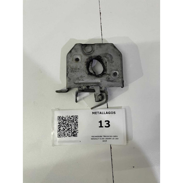 Fechadura Trava Do Capo Renault Clio Logan 1.0 16v 2015