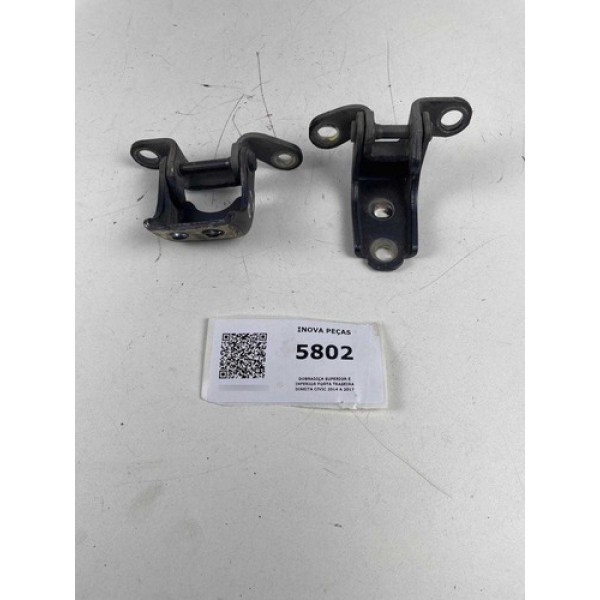 Dobradiça Superior E Inferior Porta T.d Civic 2014 A 2017