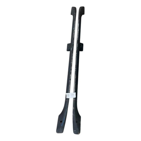 Par Rack Travessa Teto Fiat Doblo 2002 A 2016 Prateado