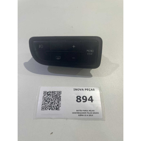 Botão Farol Milha Desembaçador Palio Grand Siena 2013/16