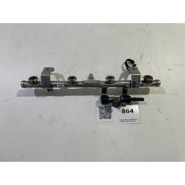 Flauta Bico Injetor Fiat Grand Siena 2016 1.6