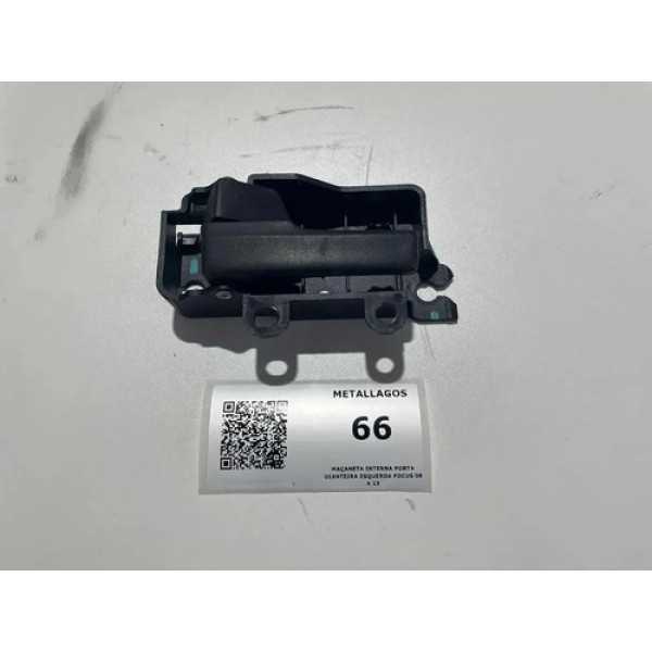 Maçaneta Interna Porta Dianteira Esquerda Focus 08 A 13 Cinza Dianteira/traseira