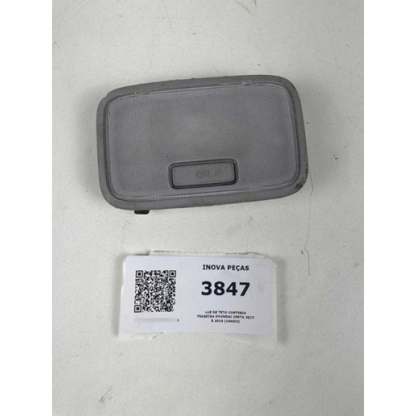 Luz De Teto Cortesia Traseira Hyundai Creta 2017 À 2019 