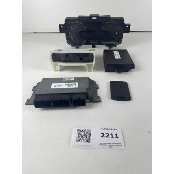 Kit Code Chave Ignição Bsi Captur 1.6 Automático 2017 A 2022
