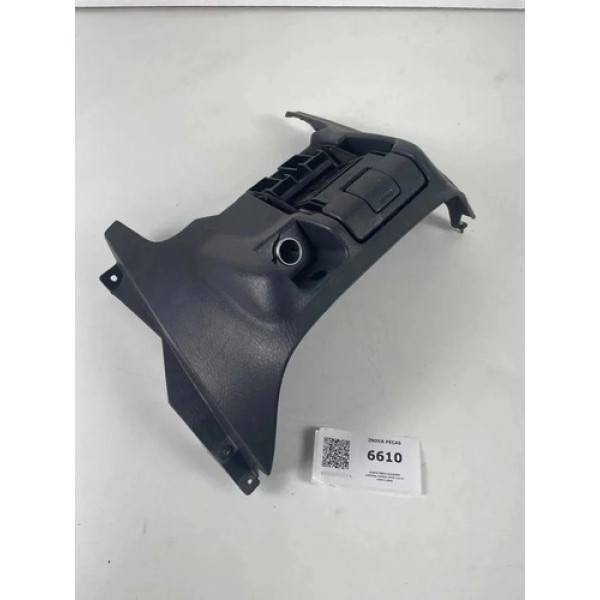 Porta Treco Moldura Central Honda Civic 1.6 Lx 1996 A 2000 Prateado